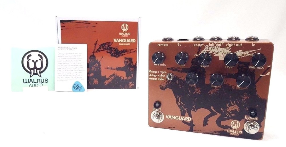 Walrus Audio Vanguard Dual Phase Guitar Effect Pedal