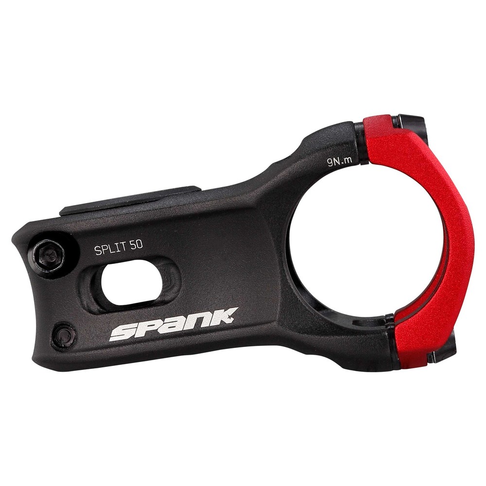 SPANK SPLIT 35 Stem 50mm Red Aluminum Highly Weight-Optimized Single Crown