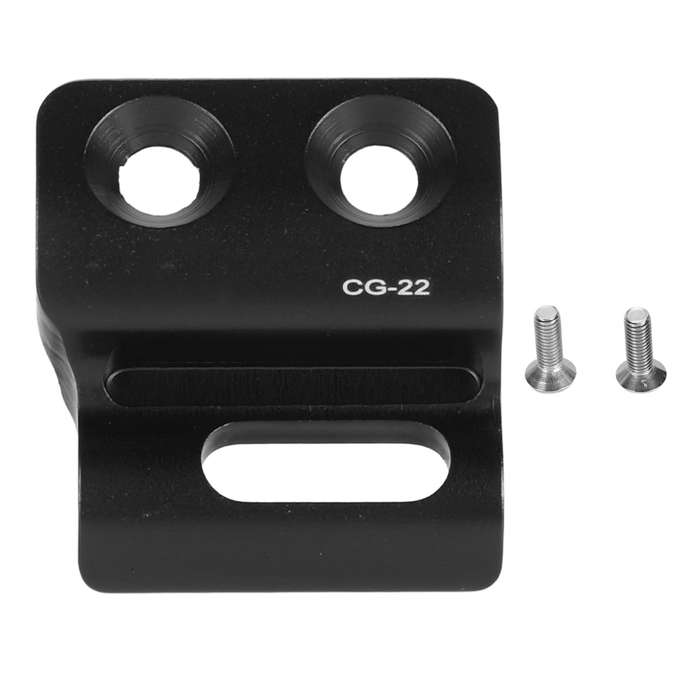 Black Front Derailleur Hanger Aluminium CNC Processing Anodic Oxid
