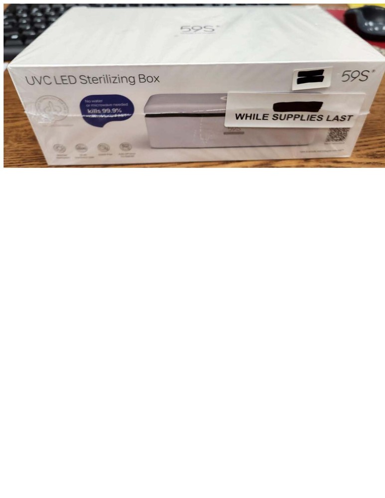 Sterilizing Box SunUV 59S UVC LED   180S Fast Sterilization Ozone Free NEW
