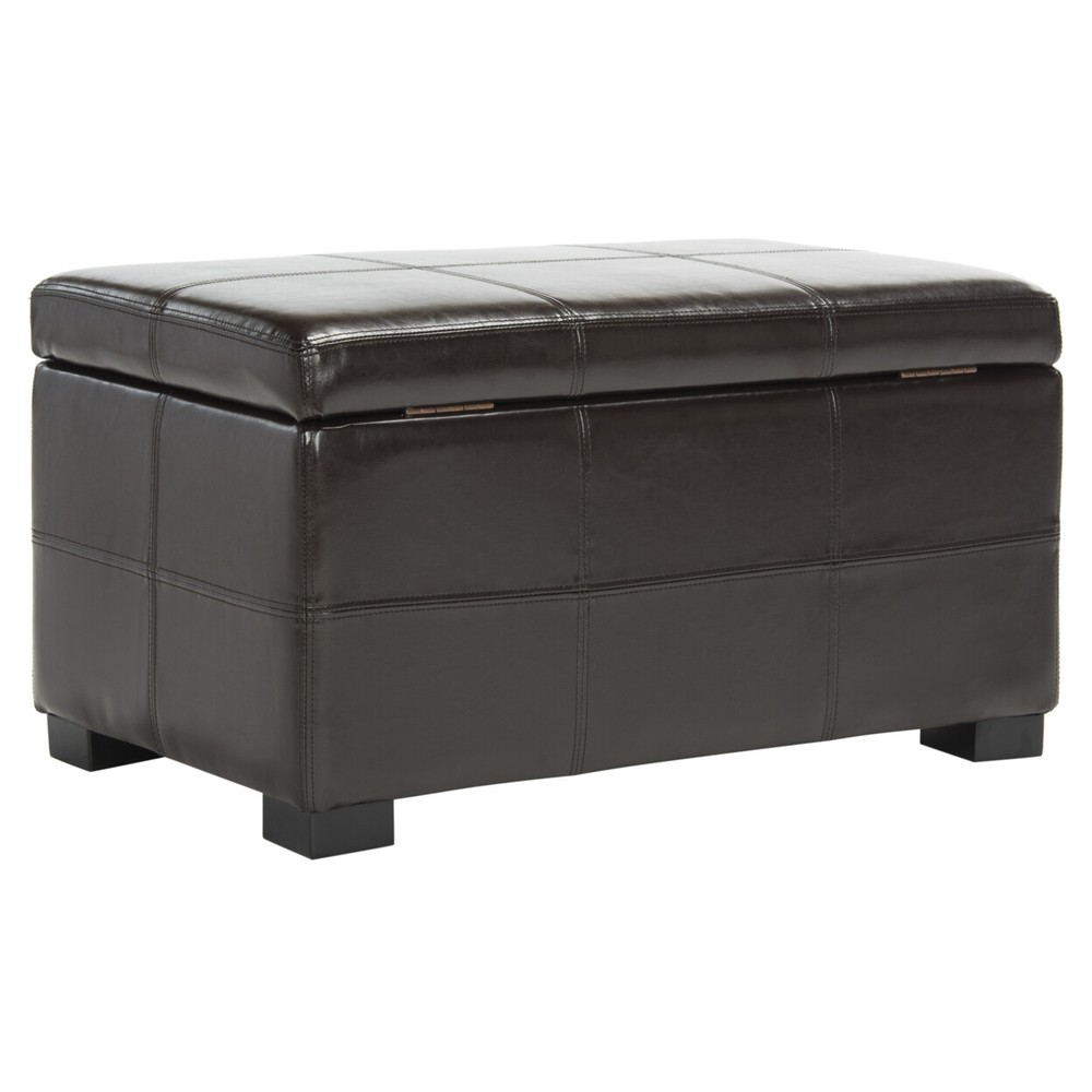 SAFAVIEH Madison Storage Bench Small | Brown |