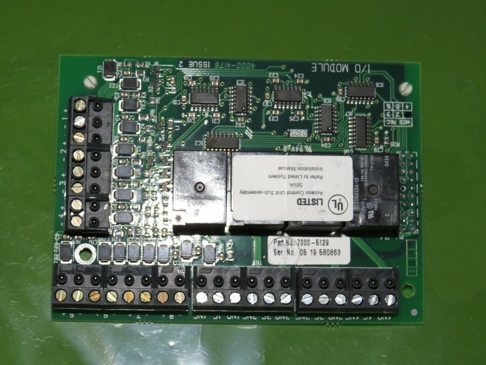 AMAG TECHNOLOGY 7000-5129 I/O MODULE MULTINODE INPUT/OUTPUT BOARD 4000-4178