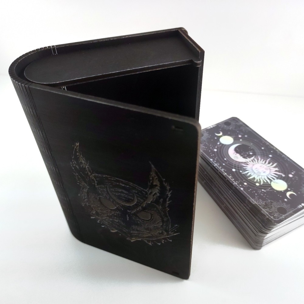 Tarot deck box, Witchy box, Tarot cards deck storage