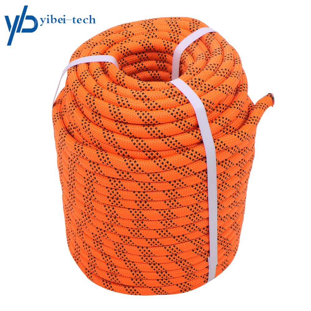 200FT Double Braid Polyester Rope Arborist Bull Tree Rigging Work Utility 1/2"
