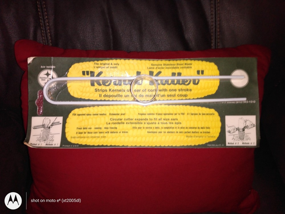 Vintage Kernel Kutter Stainless Steel USA Corn Stripper SEALED