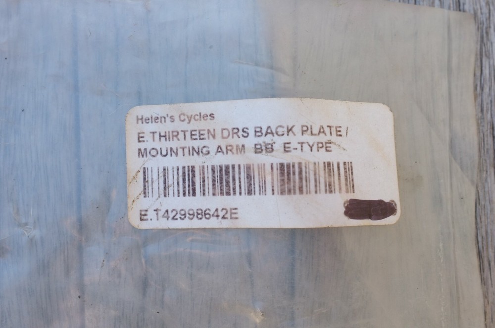 New E.thirteen DRS Chain Back Plate / Mounting Arm BB E-Type