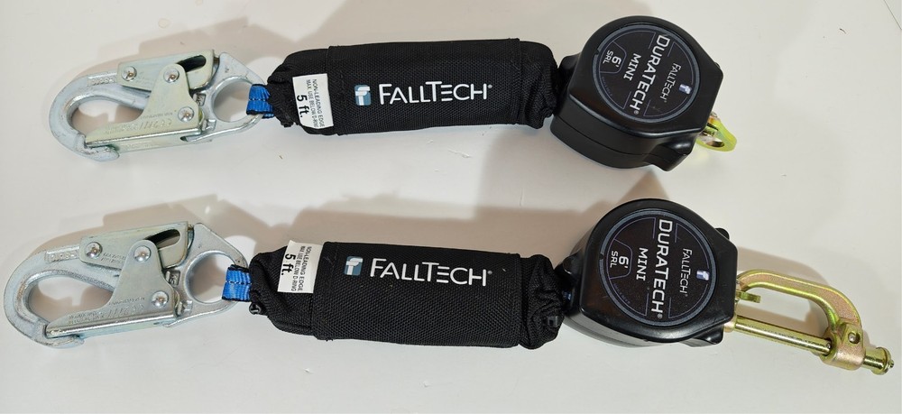 2 x FallTech Duratech 6' Mini Web Self-retracting Class 1 Device