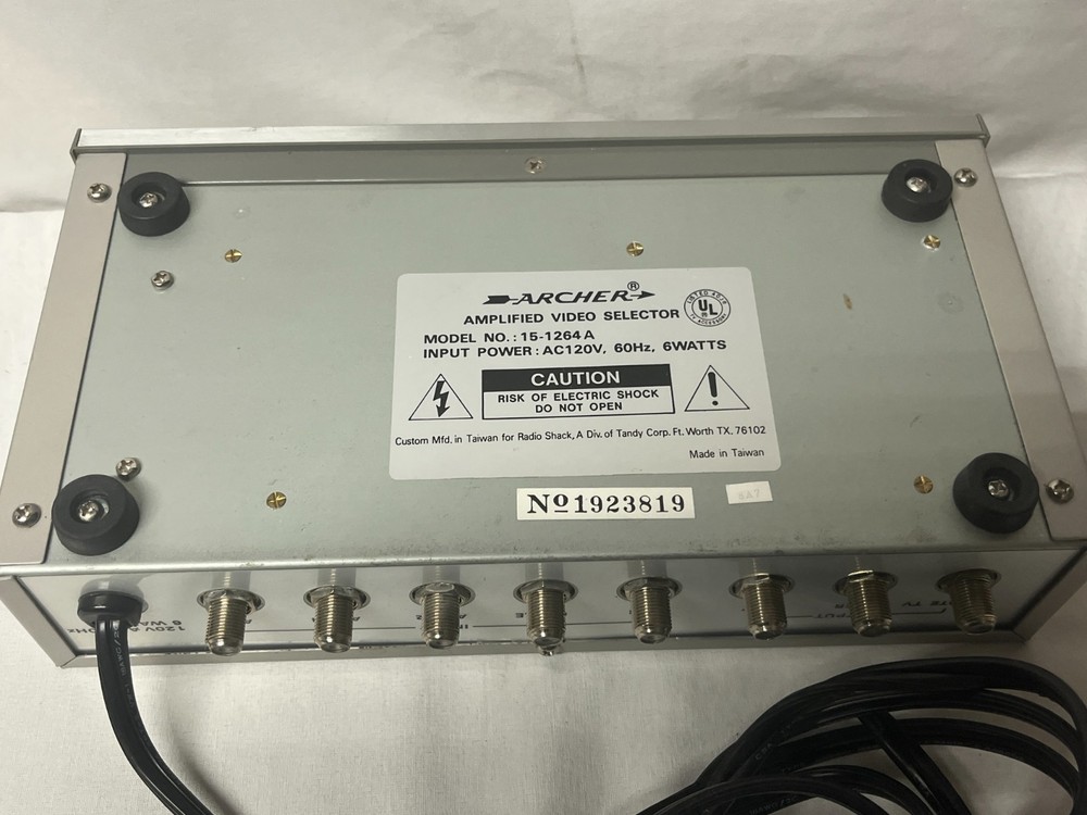 Vintage Archer | Amplified Video Selector | Model 15-1264 | Powers On