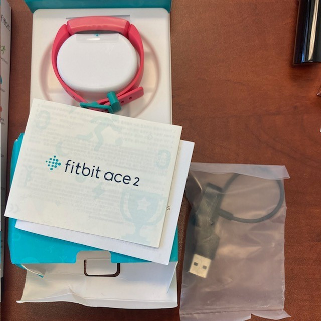 Fitbit Ace 2 Activity Tracker for Kids - Watermelon / Teal Clasp NEW!!!