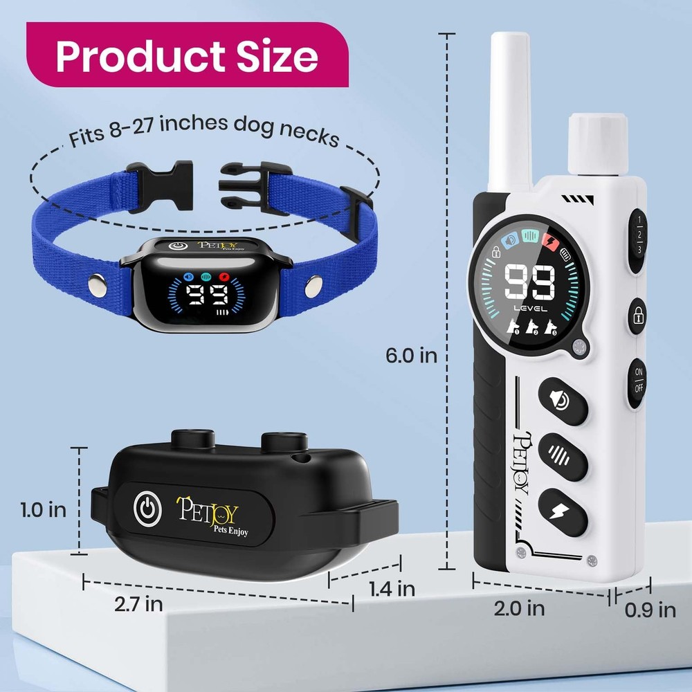 3-Dog Training Collars & Shock Collar for 3 Dogs, with Lockable Shock - Shock...