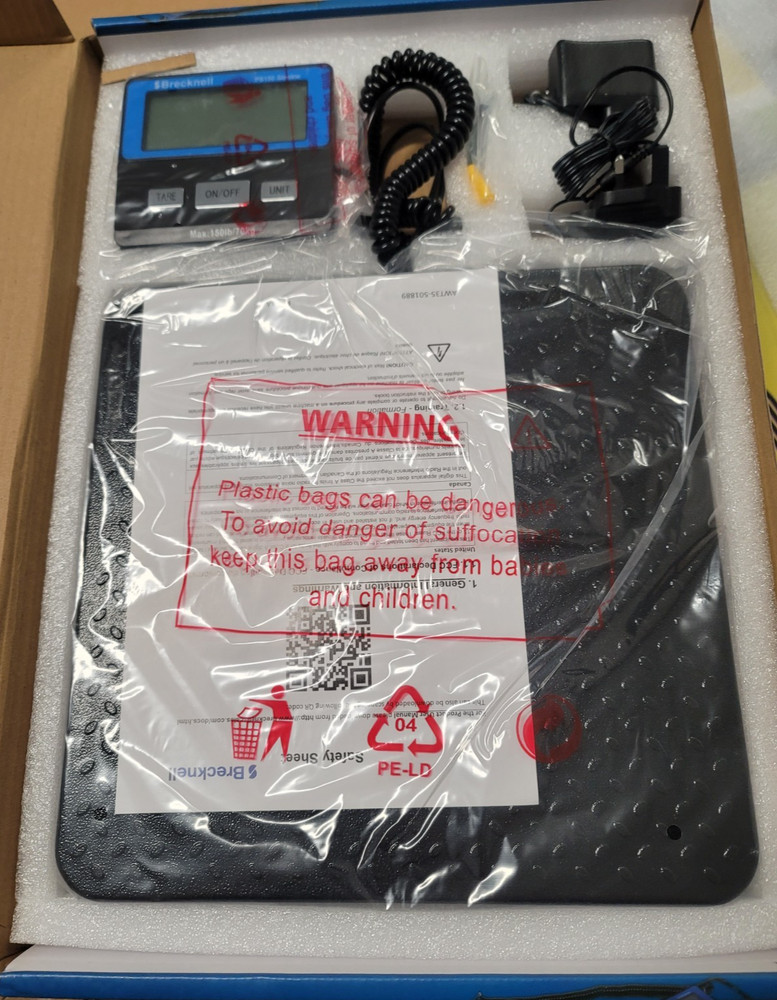 Brecknell Digital Postal Scale, 150 lb. Capacity (PS150SL)