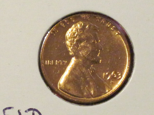 1963-D Memorial Cent - XF example! GSID 2351 / Denver Mint