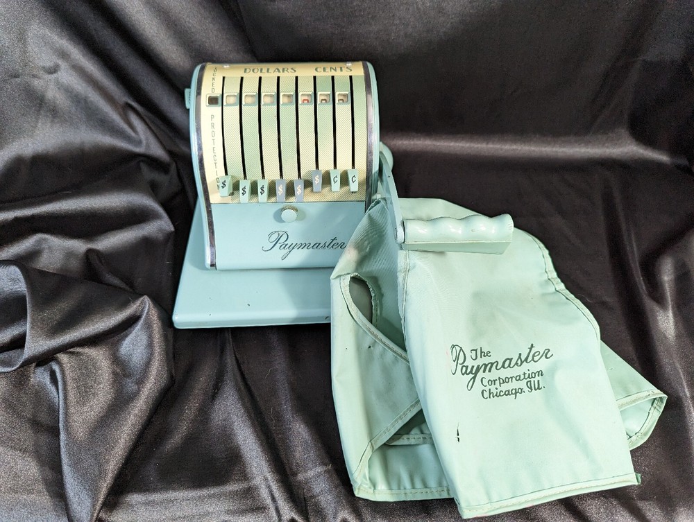 Paymaster Series X-2000 Check Writing Machine With Cover