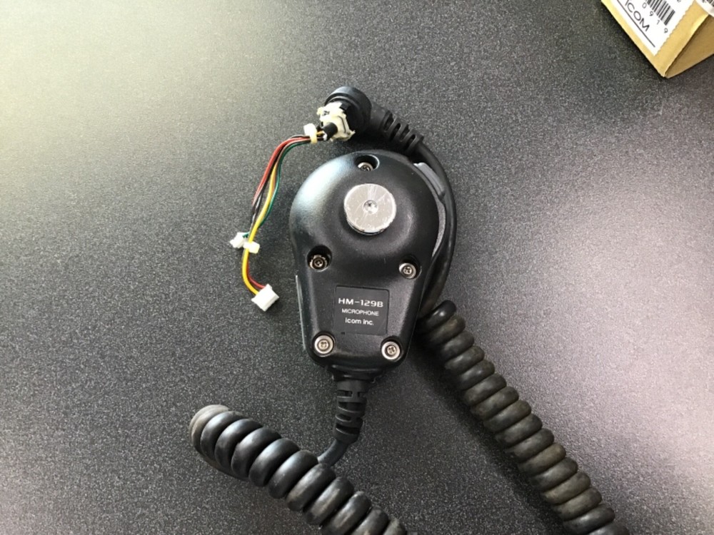 Icom HM-129 Replacement Microphone Black