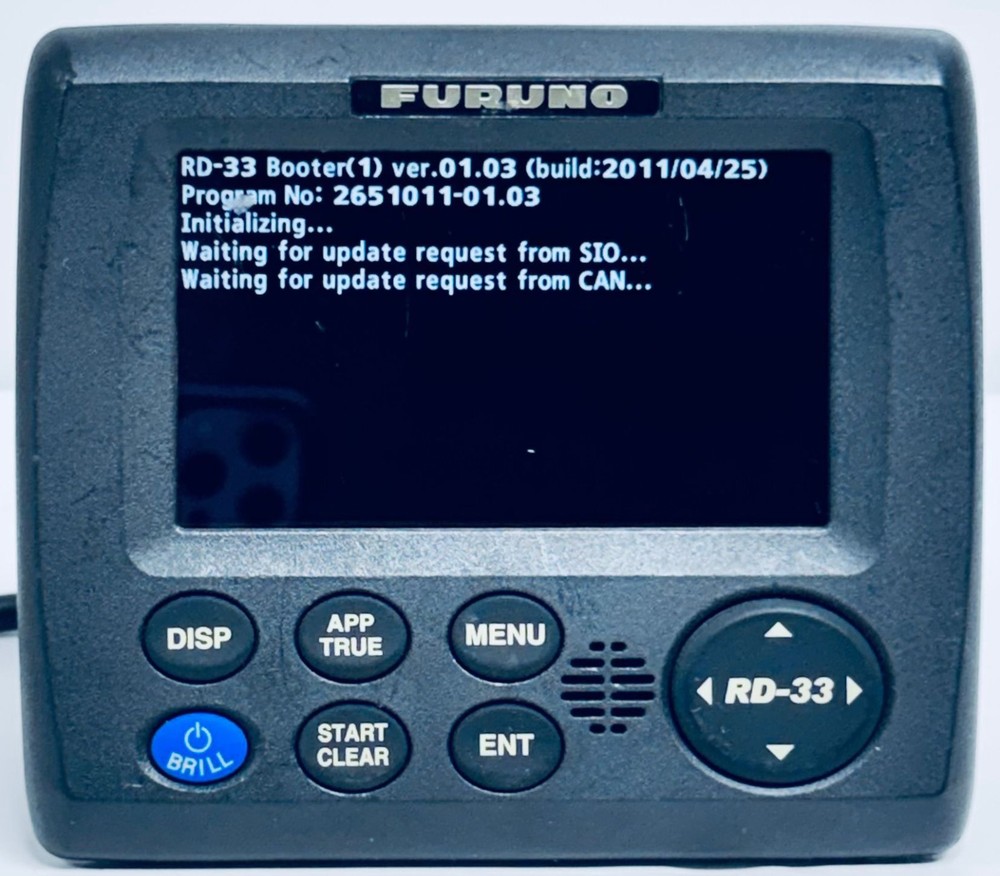 Furuno RD-33 Boat Marine Color Multi-Function Display NMEA