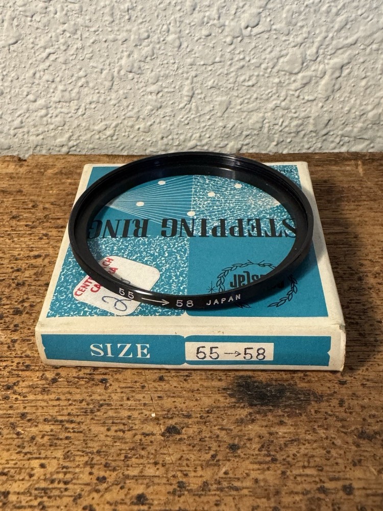 NOS Coastar 55-58 Camera Stepping Ring Japan