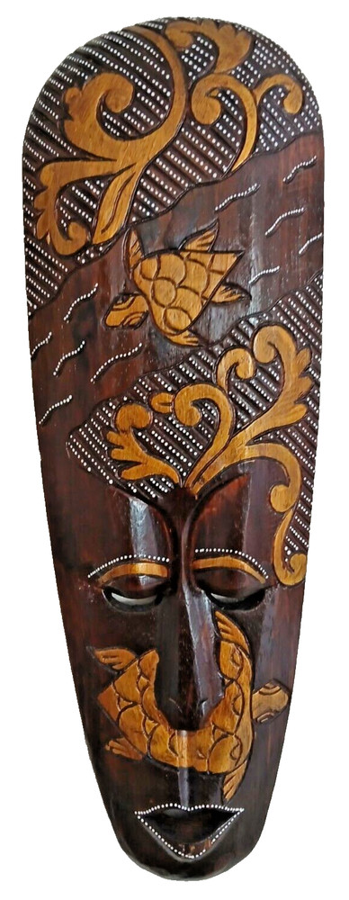 Handcrafted African Wall Art 19.75" Long