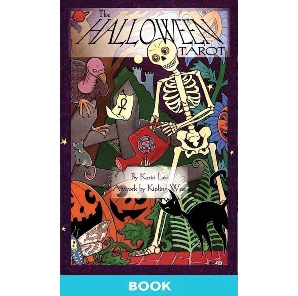 Halloween Tarot Deck & Book Set Esoteric Kipling West Us Games Systems HAS99