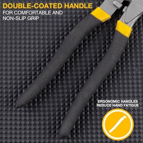9.5" Heavy Duty Cable Cutter High Leverage Wire Tool for Aluminum Copper