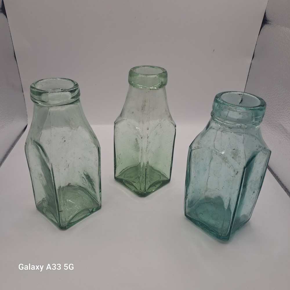 x3 Nice Victorian Pickle Jars c1890’s
