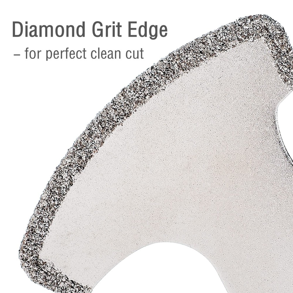6 Pieces Diamond Oscillating Tool Blade Set, Multi Tool Mortar Cutting Saw Bl...