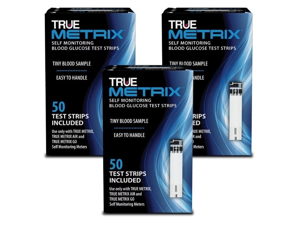 TRUE Metrix Blood Glucose Test Strips 150 Count, Exp 12/26