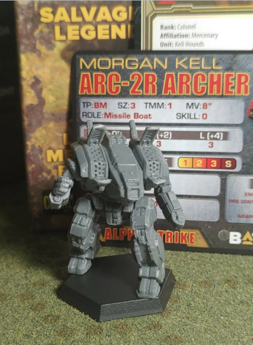 Battletech Archer Mech Legendary Mechwarrior Morgan Kell Kickstarter Catalyst