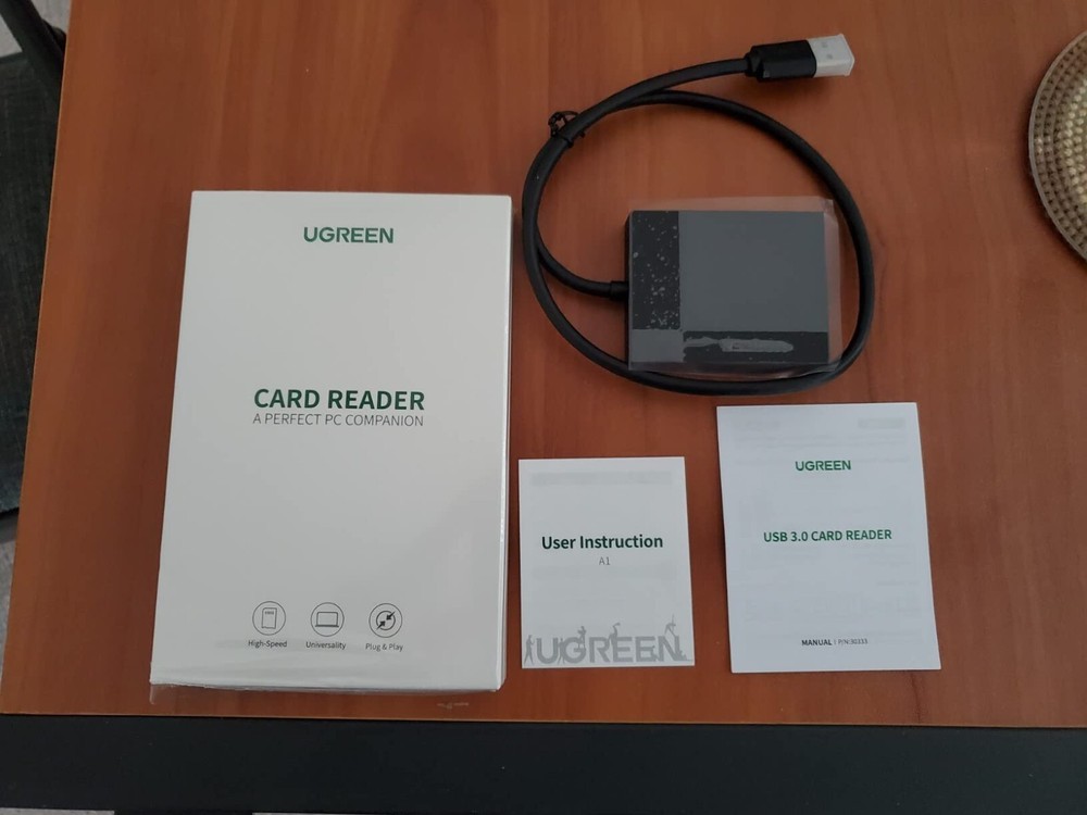 UGREEN USB 3.0 4-in-1 Memory Card Adapter Includes SD, Micro SD, MS & CF