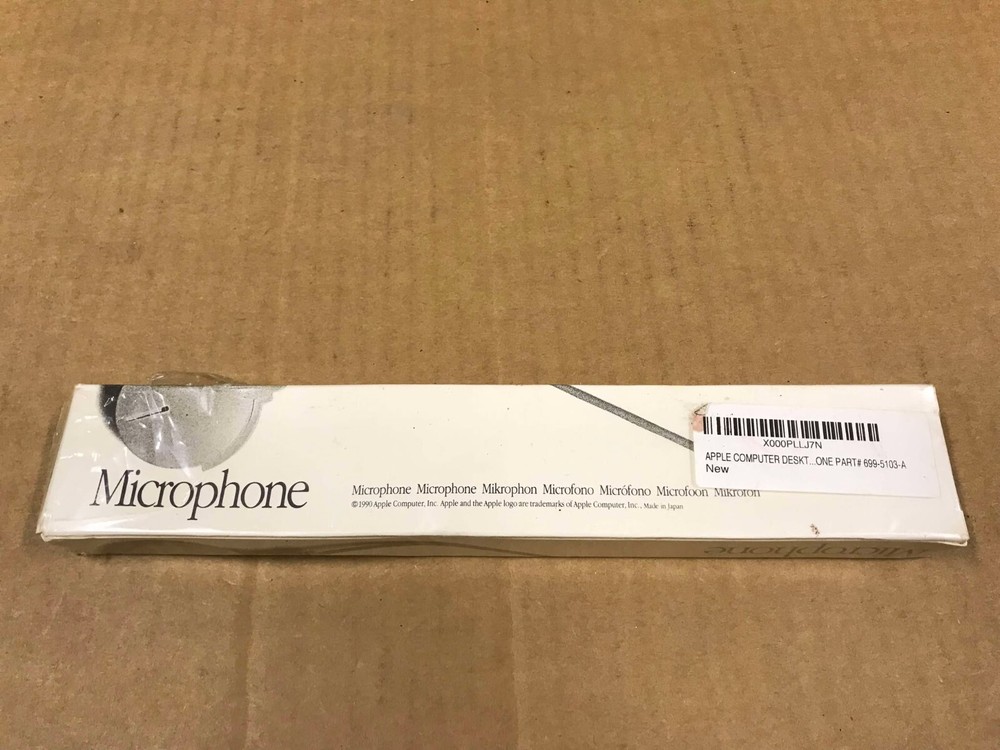 New Vintage 1990 Apple Computer Microphone