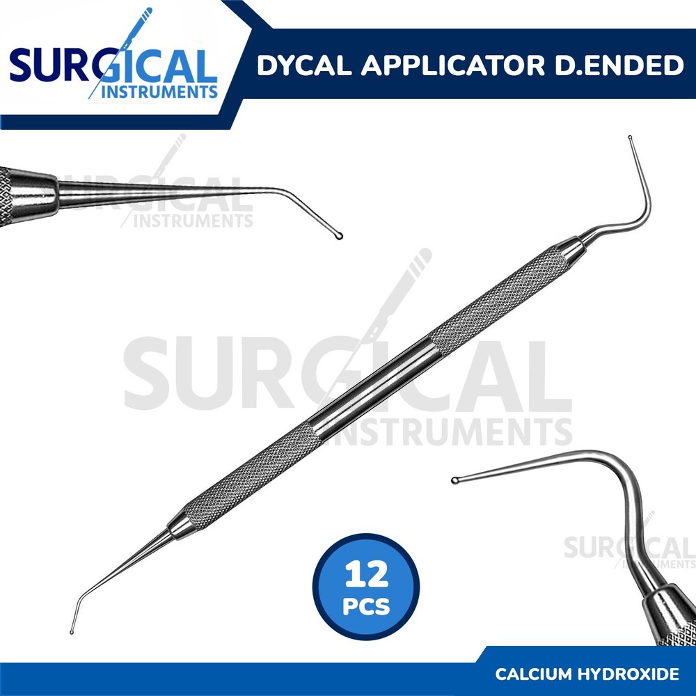 12 Calcium Hydroxide Dycal Applicator Dental Instruments Double Ended German Gr