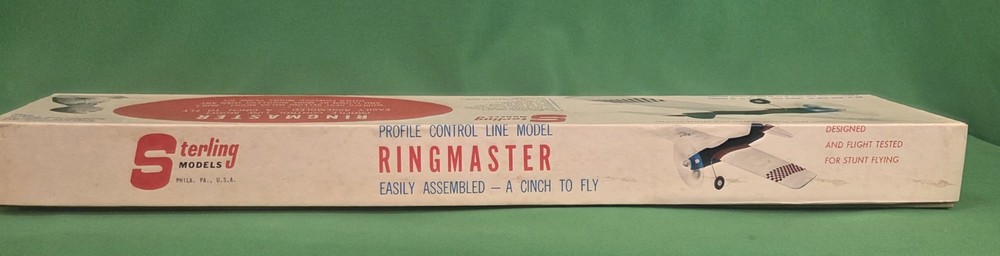 Sterling Models Ringmaster S1 Profile Control Line Kit 42" Wingspan.