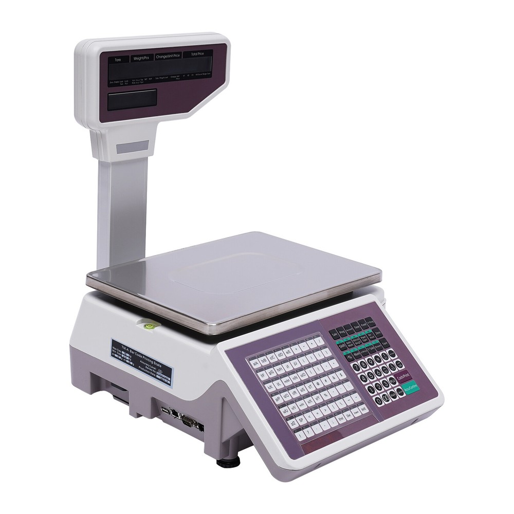 Electronic Weight Scale With Thermal Label Printer Digital Price Computing Scale