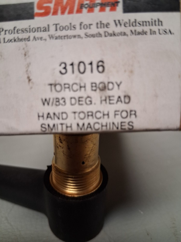 smith plasma 31016 torch body w/83 deg