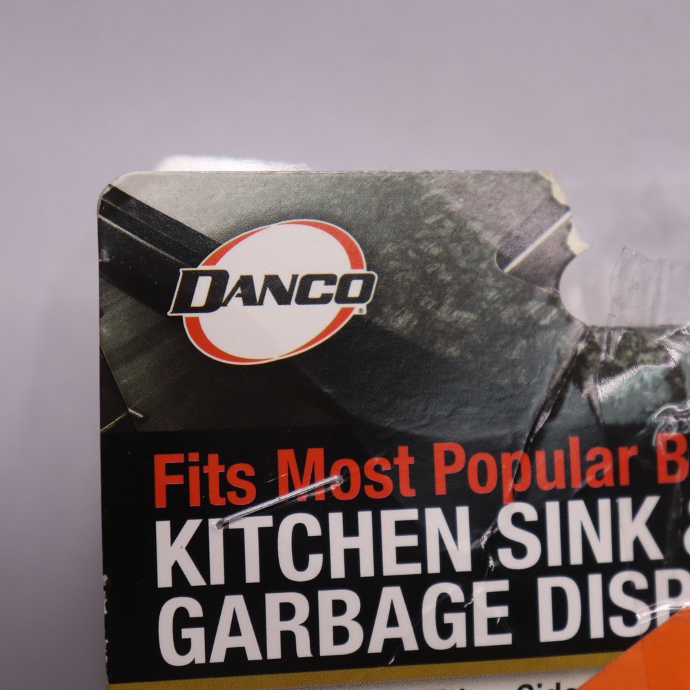 DANCO 4.125 in. Plastic Garbage Disposal Stopper in Black