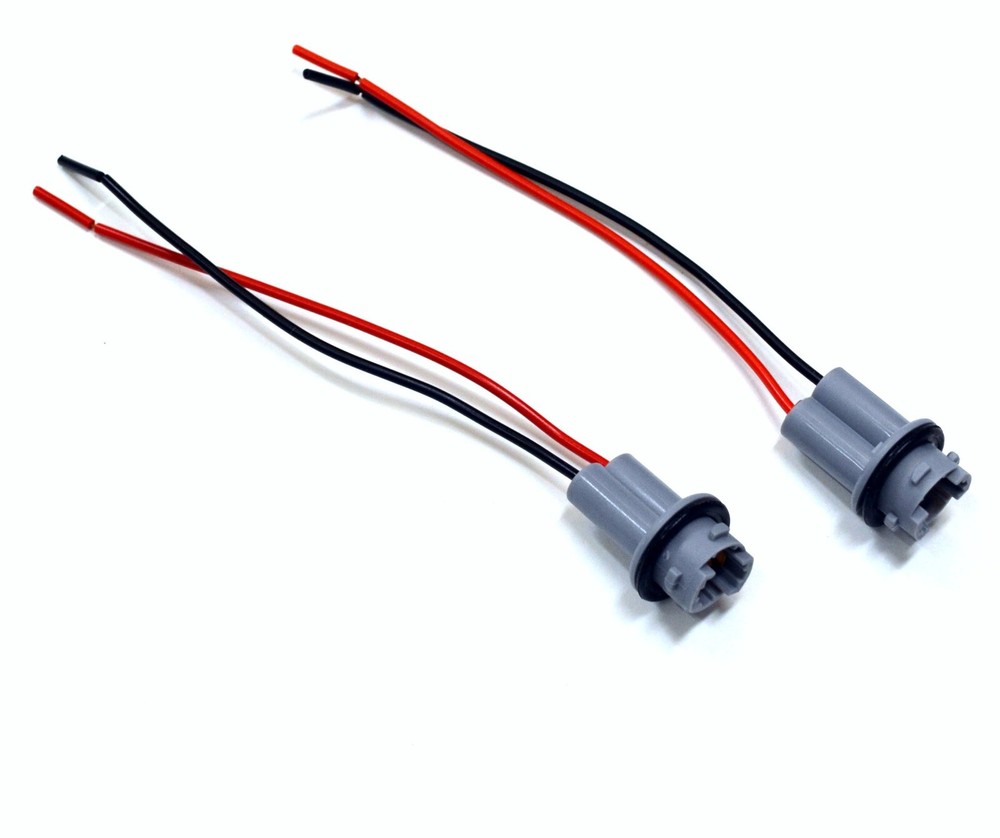 Universal Pigtail Wire Female Socket 194 T10 PGS Front Side Marker Light Plug G