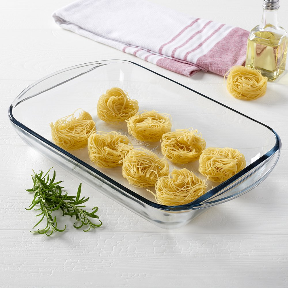 9x13 Casserole Dish Rectangular Baking Dish Pan Glass Oven Bakeware 1 Piece, 3QT