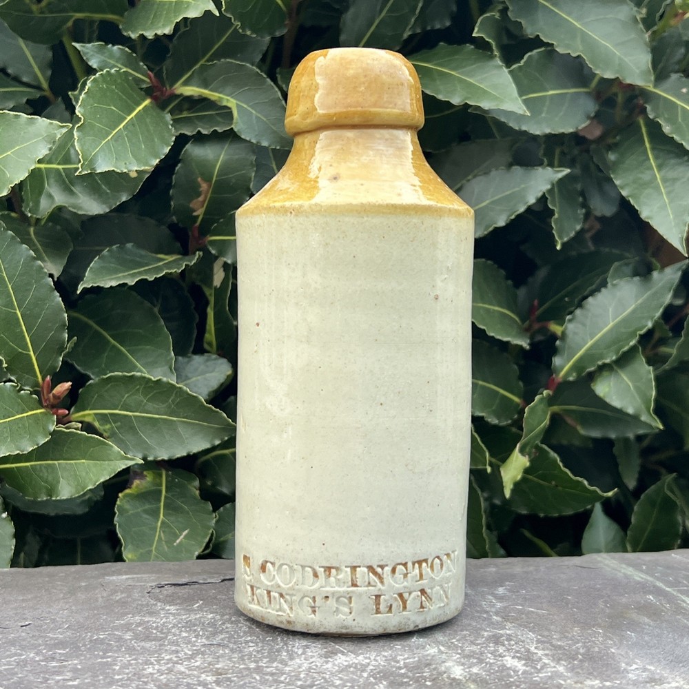 Classic S. Codrington Kings Lynn Old Fashioned Ginger Beer Stoneware Bottle