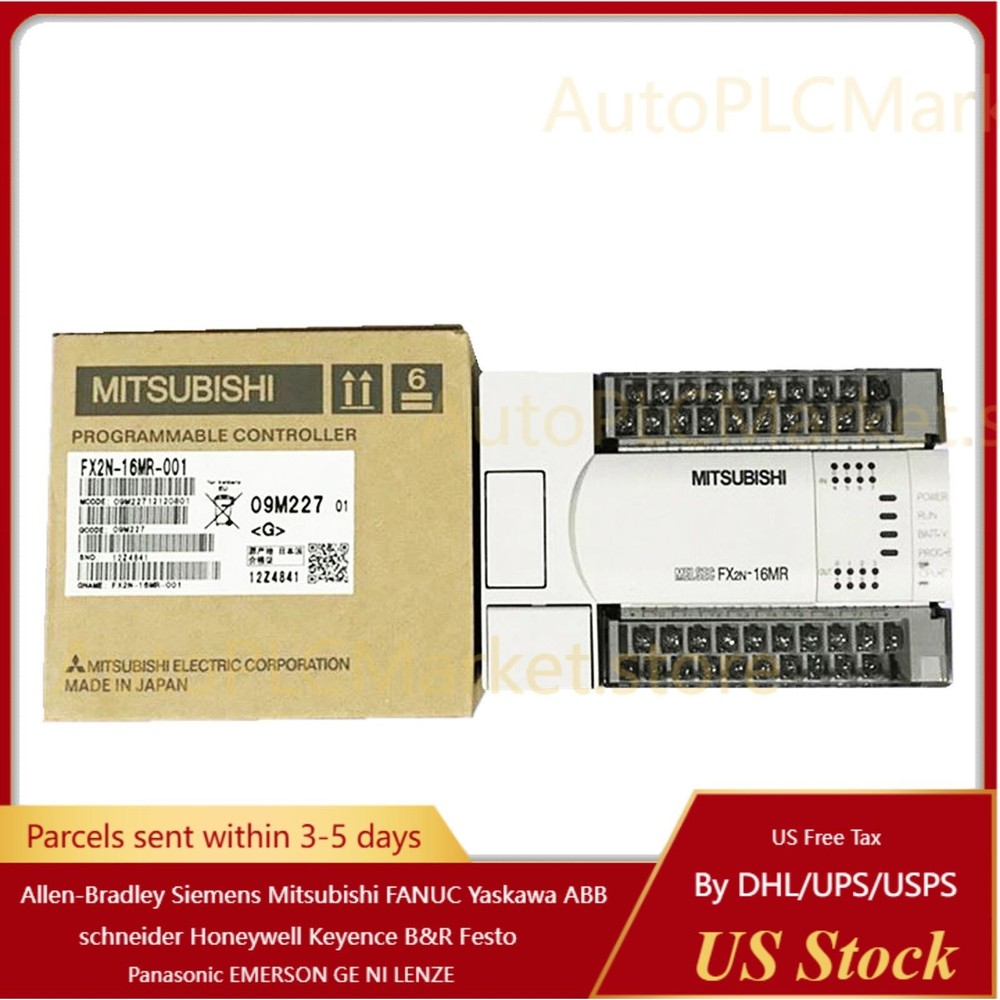 MITSUBISHI FX2N-16MR-001 FX2N16MR001 PLC Programmable Controller US Free TAX