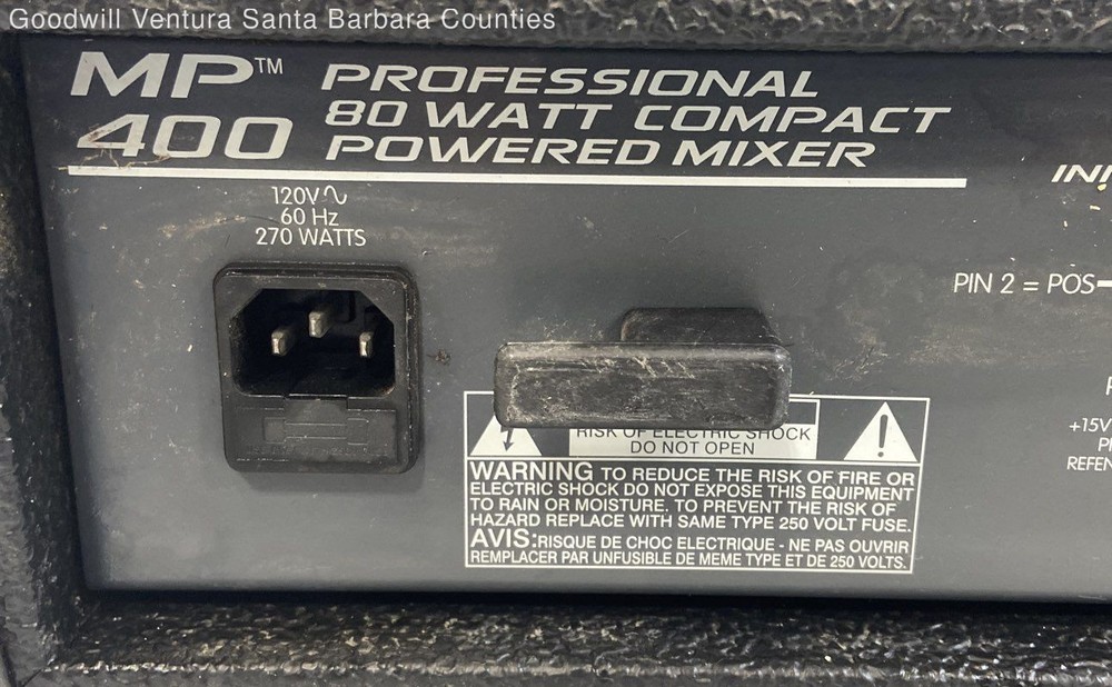 Peavey MP400 80 Watt Compact Powered Mixer