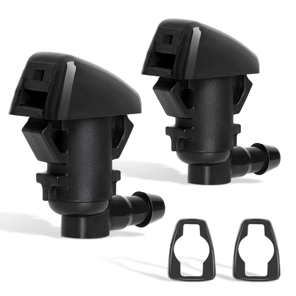 2PCS Front Windshield Washer Nozzle Fit for 2008-2012 Jeep Liberty