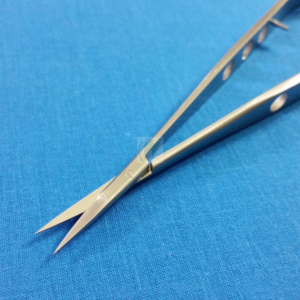 FINE TIP POINT SPRING SELF RETRACTING STITCH MICRO SCISSORS 5.5" STRAIGHT