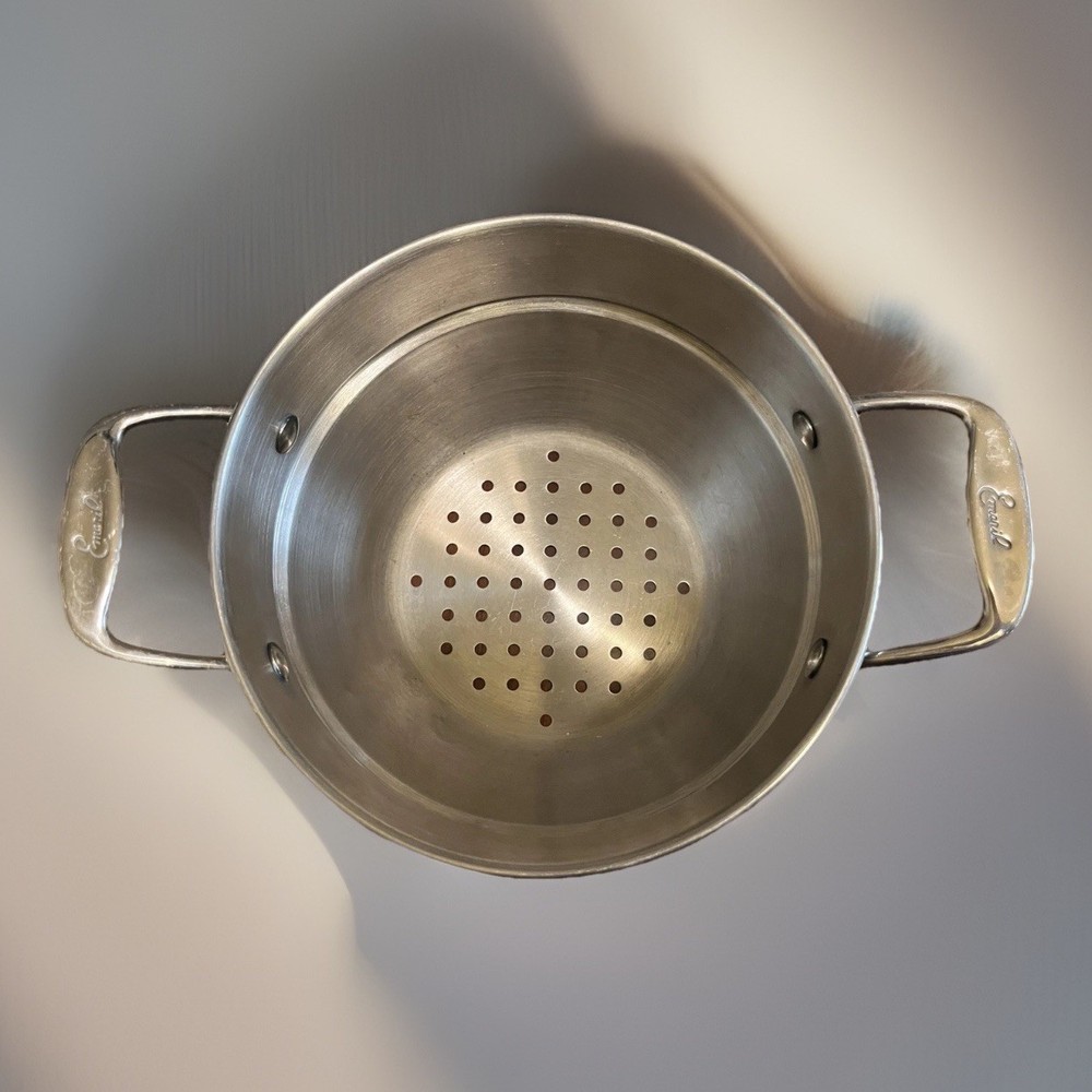EMERIL Steamer Insert Stainless (7 1/2", fits 3 qt. pots)   EXTRA NICE & SHINY!