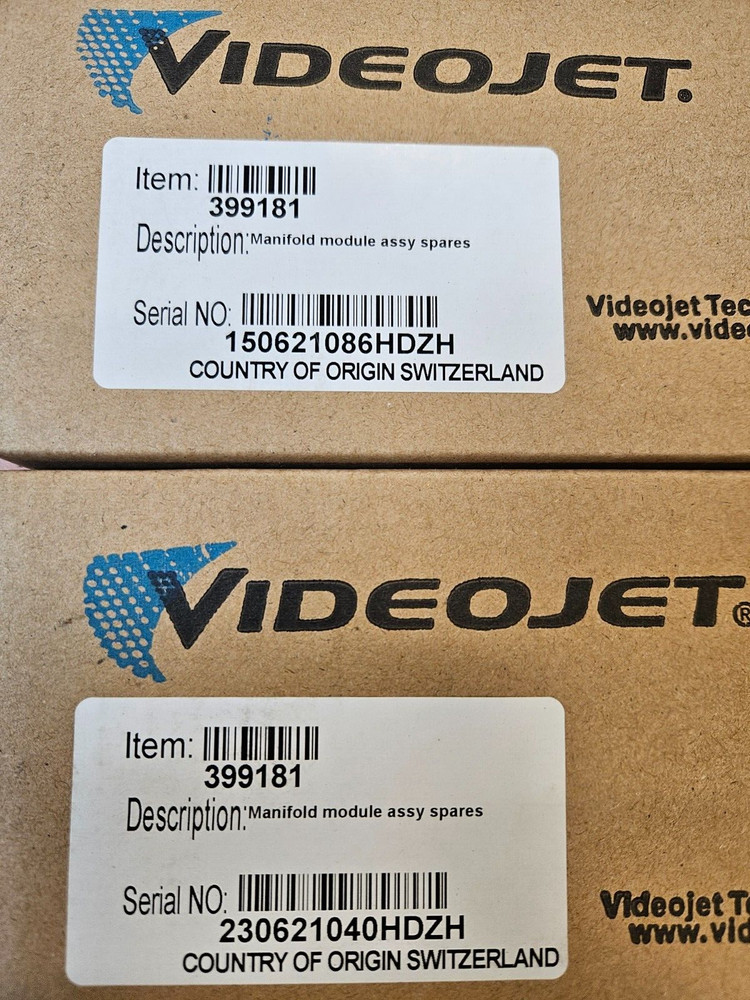 VIDEO JET	VIDEO JET	399181	Manifold module assy