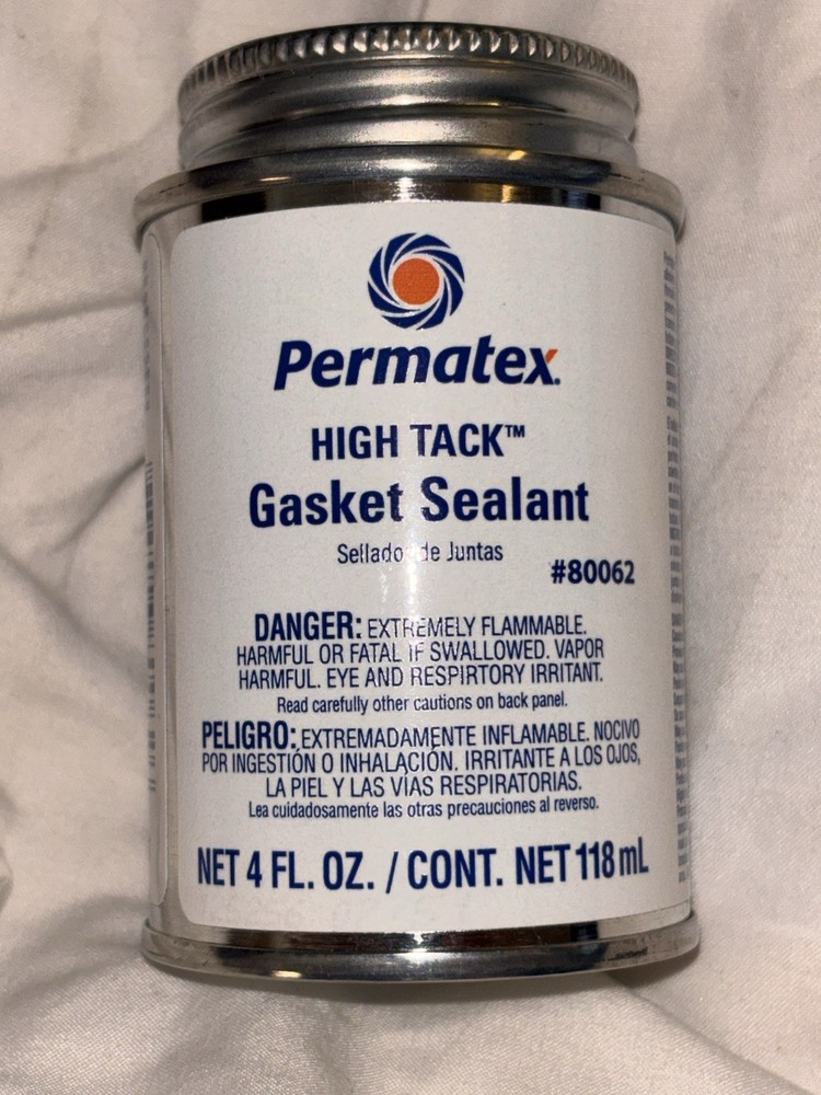 Permatex #80062 Hi Tack Adhesive 4 Oz NEW