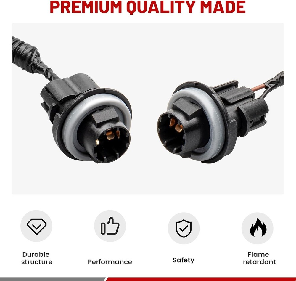 License Plate Light Socket Compatible with 2000-2013 Silverado Sierra Avalanc...