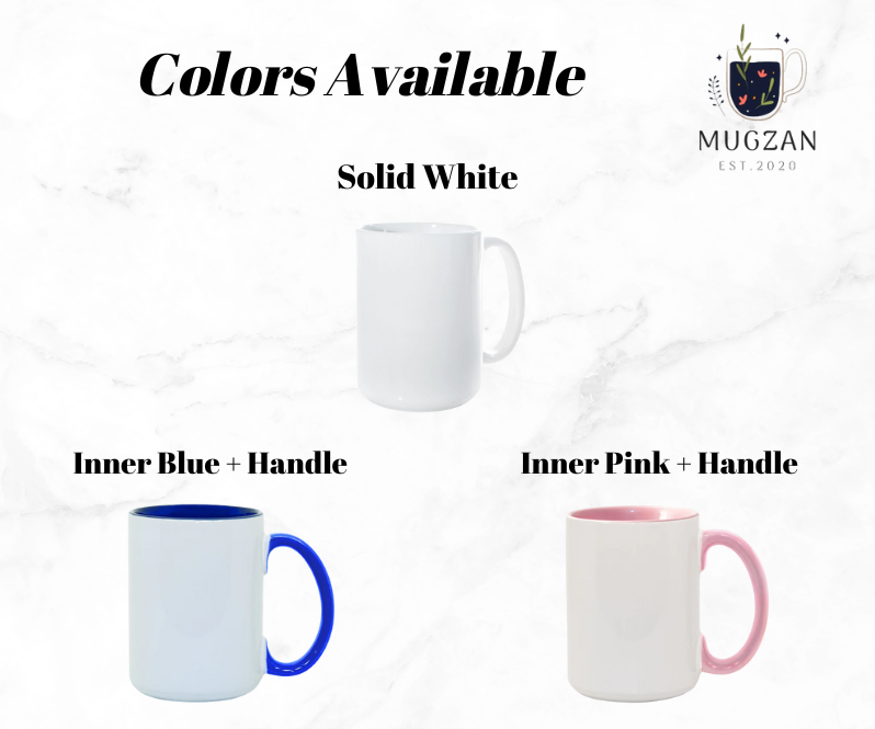 Blue Hydrangeas Coffee Tea Mug Cup 15 Oz Ceramic, Floral Pattern by Mugzan