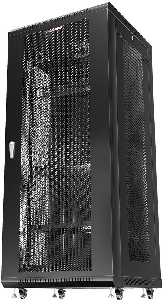 27U Wall Mount Server Rack Network Cabinet Locking Av Data Enclosure VENTED DOOR