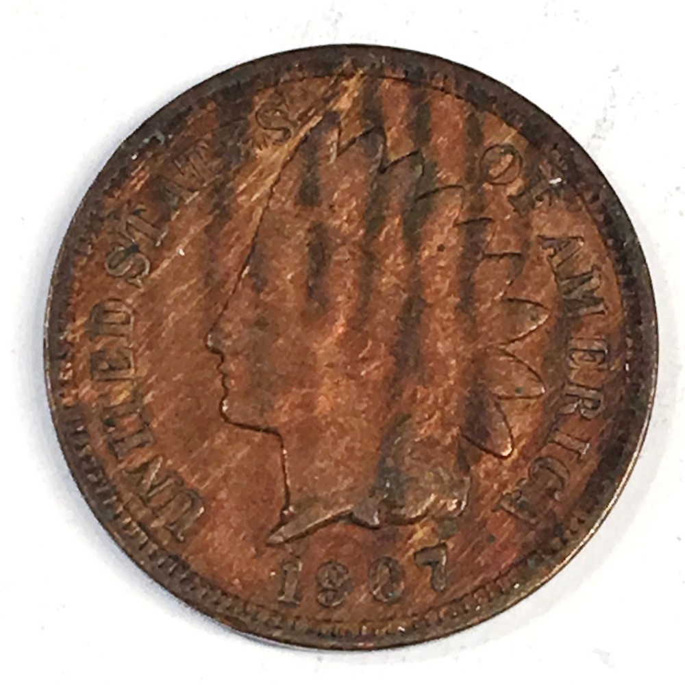 1907 Indian Cent - High Quality Scans #C802