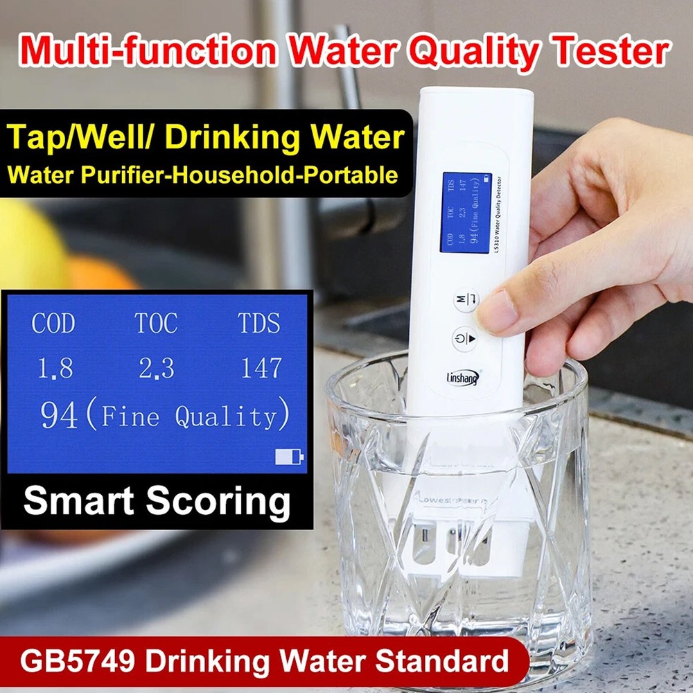Water Quality Tester TDS TOC COD Multi-Parameter Waterproof IP67 EC TemperaturqA