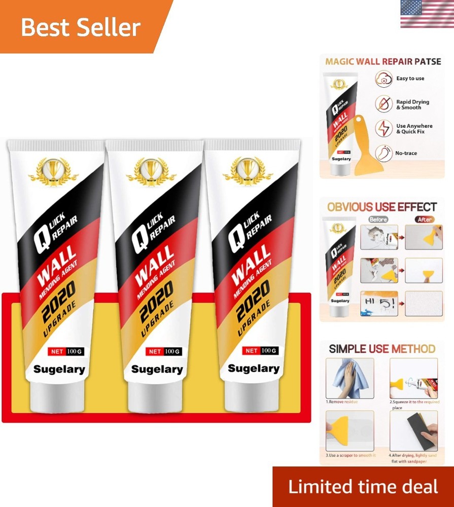 Drywall Patch Repair Kit with Scraper, Wall Spackle Repair Paste, Wall Mending A